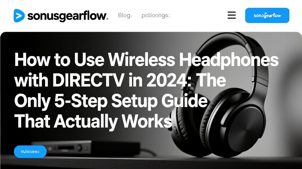 Wireless Headphones with DIRECTV: Setup Guide (2026)