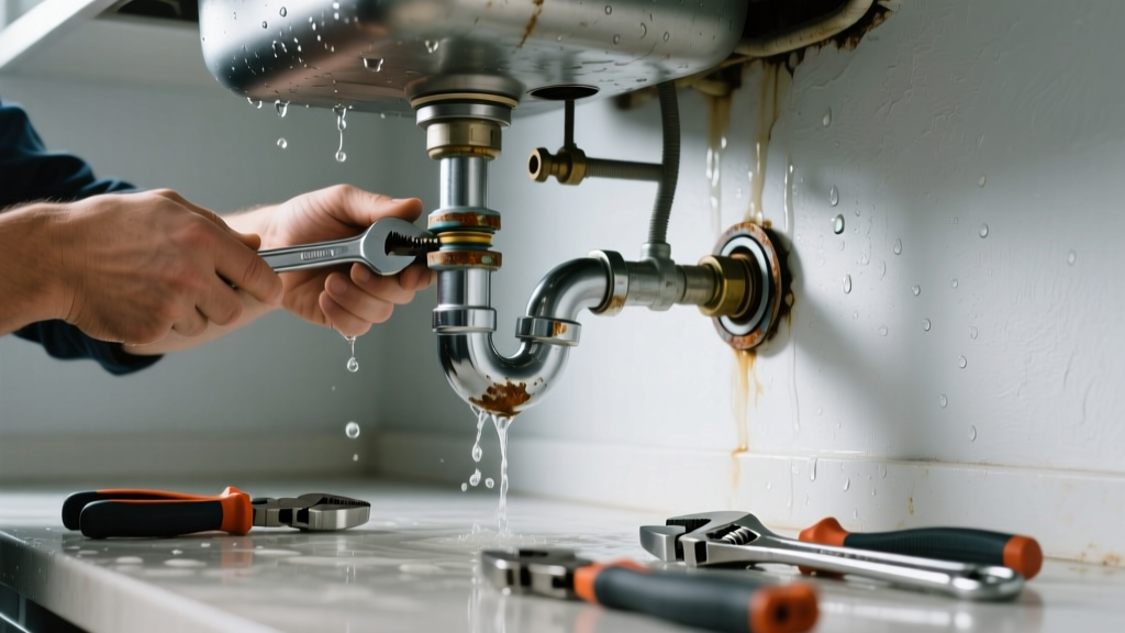 Fixing a Noisy, Leaking Kitchen Sink Underneath