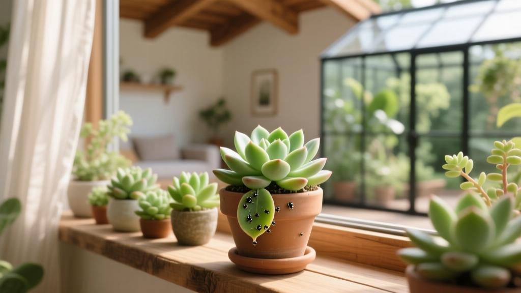 Succulent How to Get Rid of Bugs When Moving Indoors