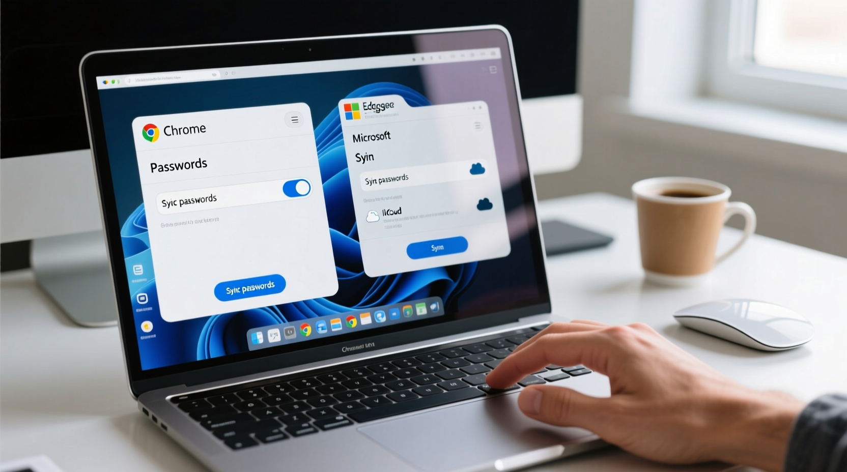 how to sync icloud passwords with chrome and edge chrom