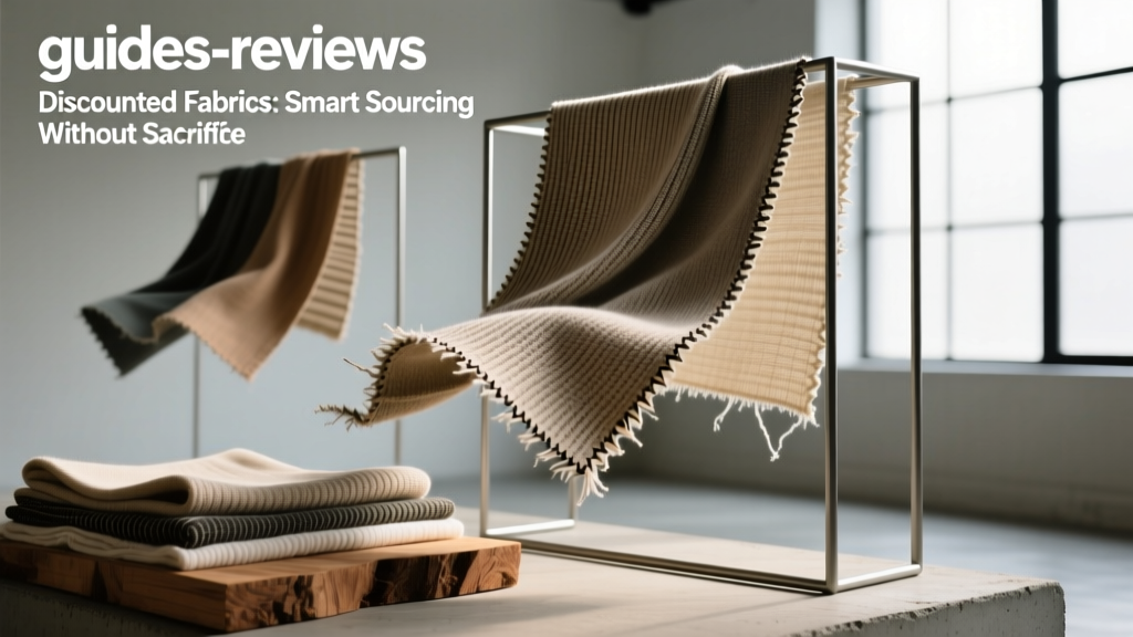 Discounted Fabrics: Smart Sourcing Without Sacrifice
