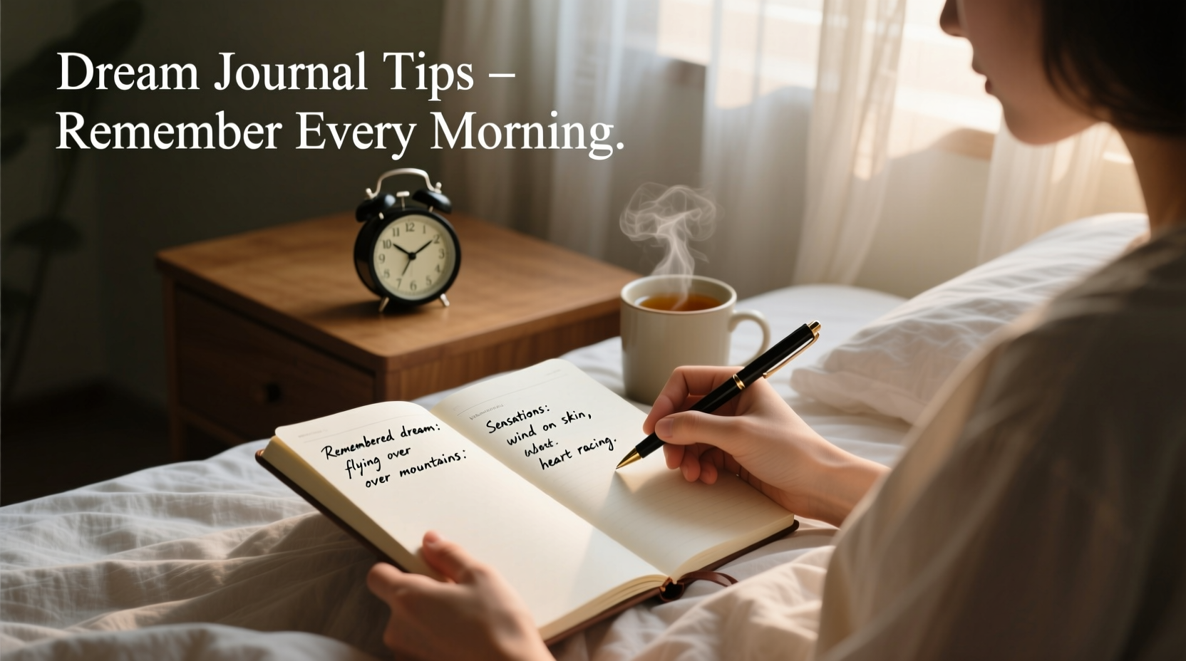 how to remember your dreams every morning with journaling tricks