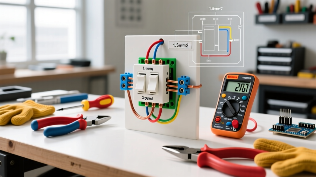 Tool & Material Guide for 2 Way Electrical Switch Wiring