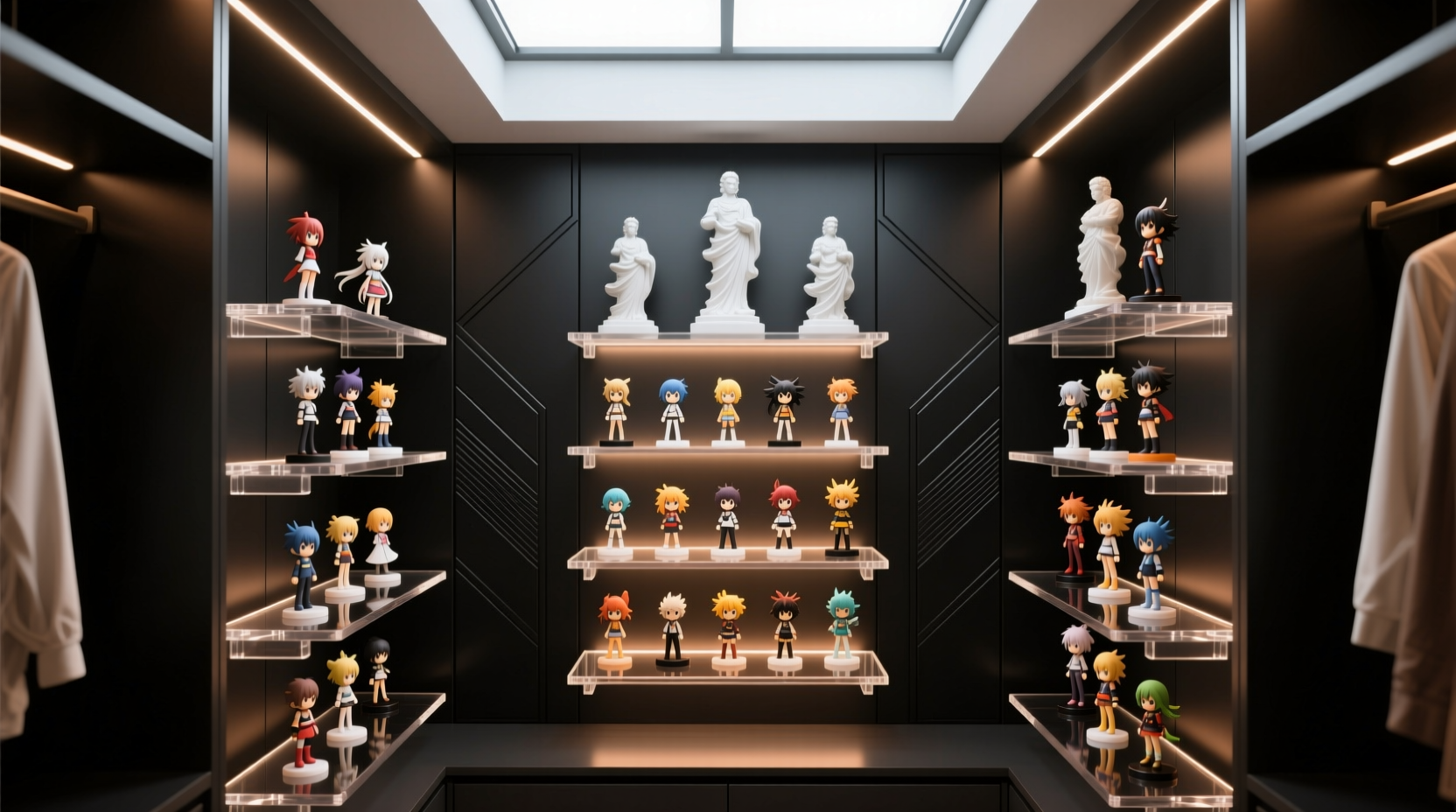 anime figure risers vs tiered shelves