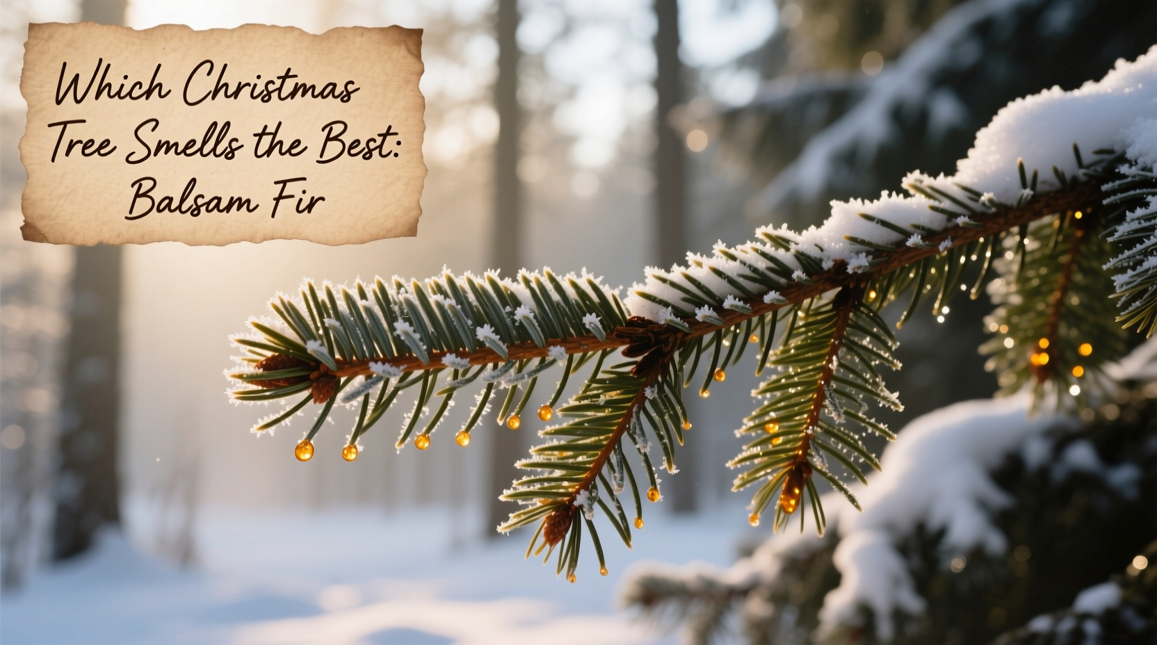 which christmas tree smells the best