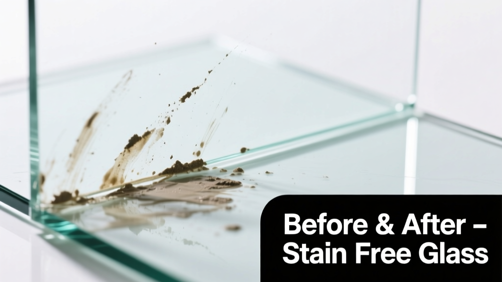 How to Remove Foundation Stains from Glass Surfaces