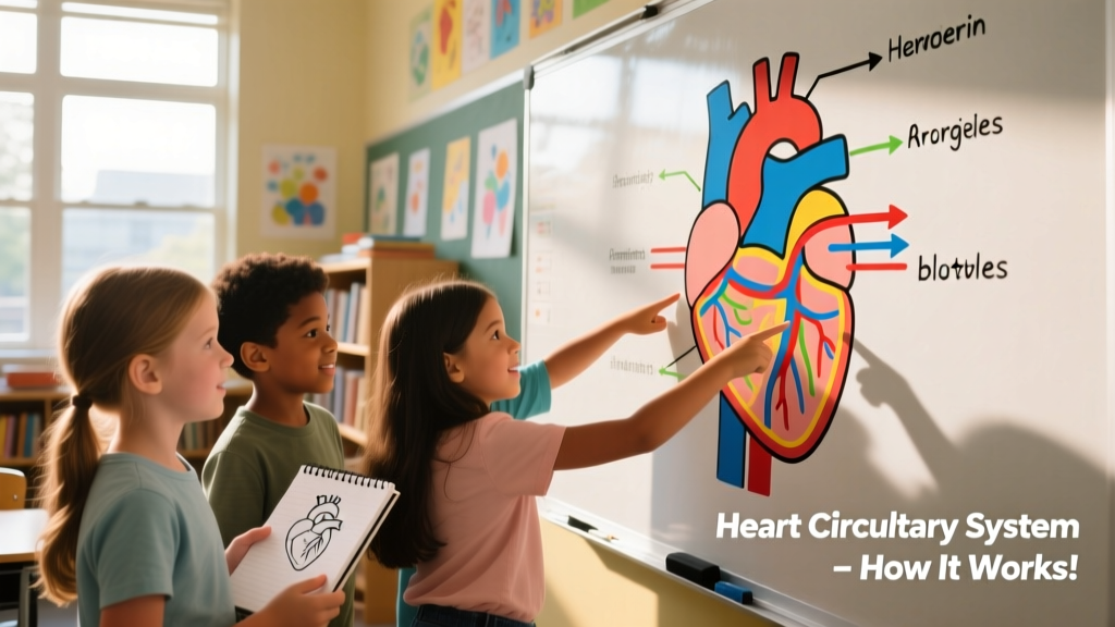 Heart & Circulatory System: Diagram, Parts, and Functions Explained for Kids