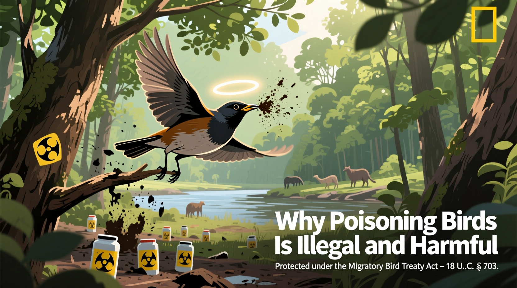 Why Poisoning Birds Is Illegal and Harmful