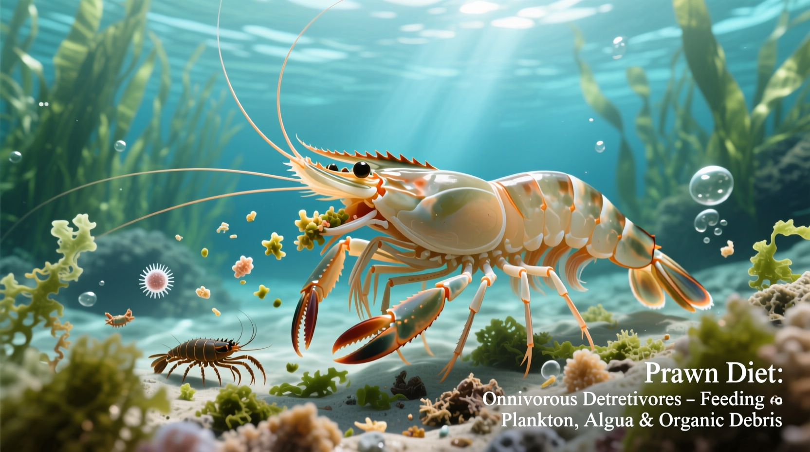 what are prawns food