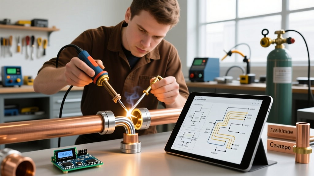 Soldering HVAC Copper Pipes: Brazing vs Soft Solder Compared
