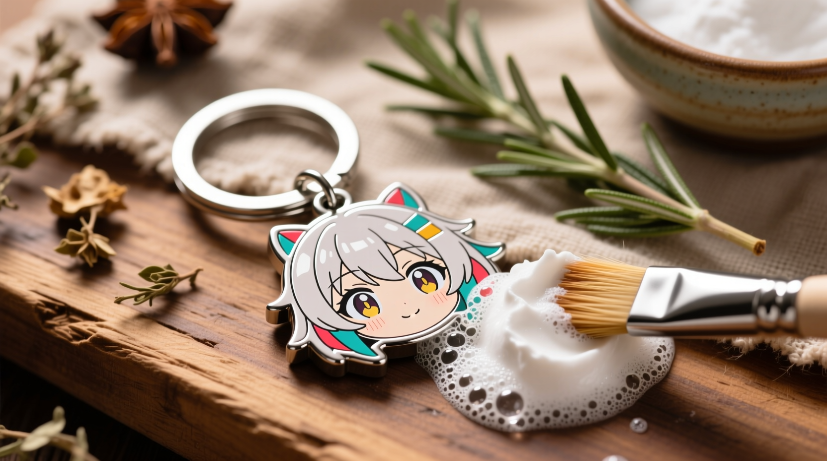 eco friendly cleaning tips for stainless steel anime keychains