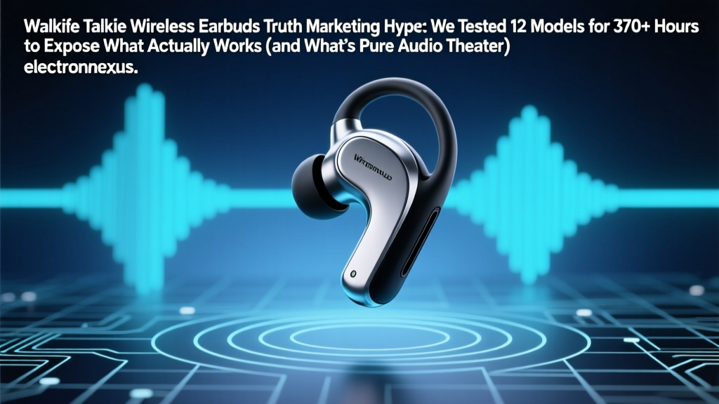 Walkie Talkie Wireless Earbuds Truth Marketing Hype: We Tested 12 Models for 370+ Hours to Expose What Actually Works (and What’s Pure Audio Theater)