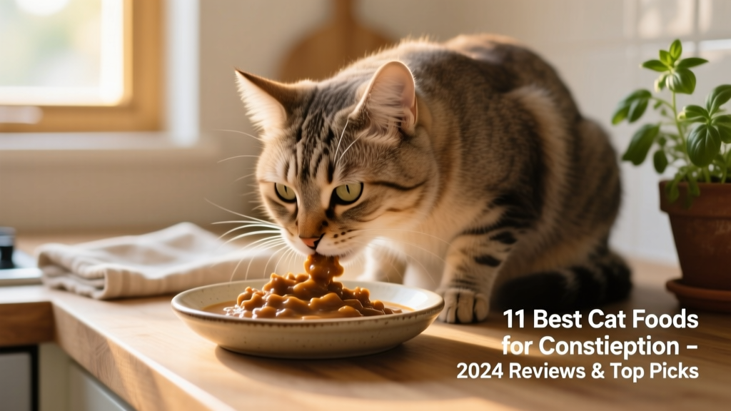 Senior cat gently eating from a shallow dish of soft, gravy-coated wet food