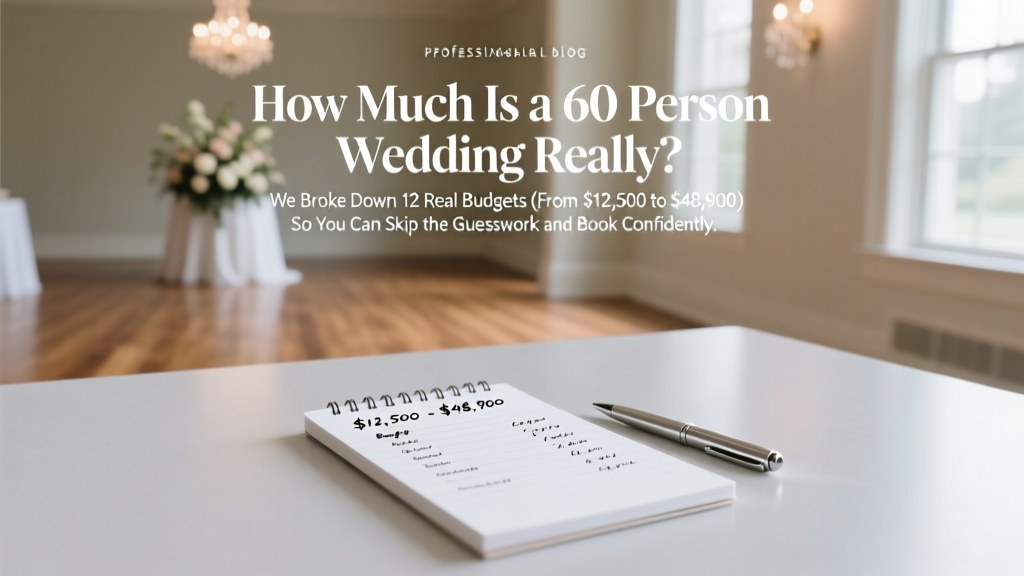 60-Person Wedding Cost: Real Budgets (2026)