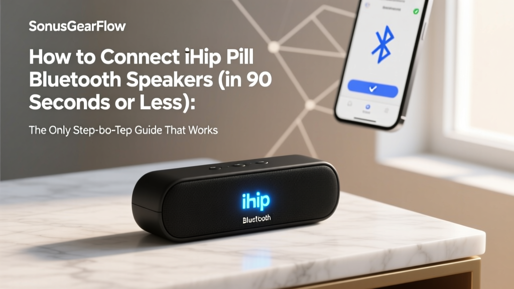 iHip Pill Bluetooth Speaker Pairing (2026)