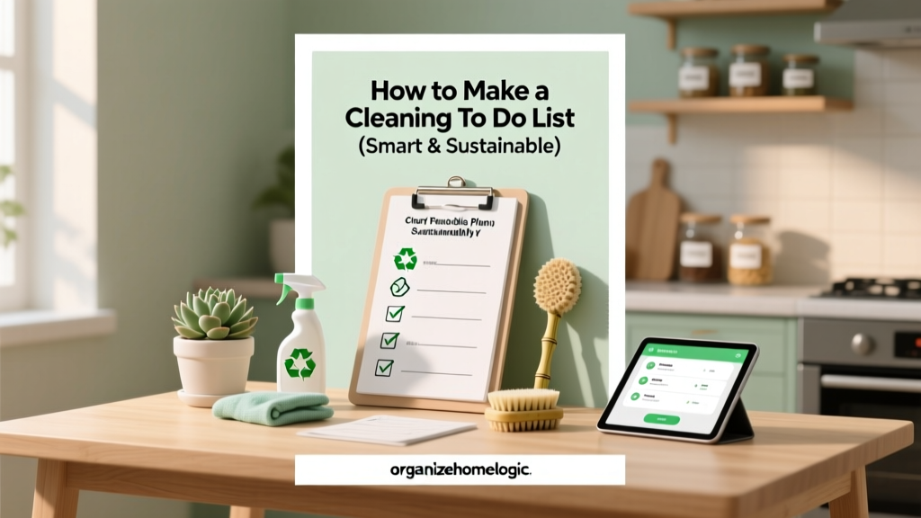How to Make a Cleaning To Do List (Smart & Sustainable)