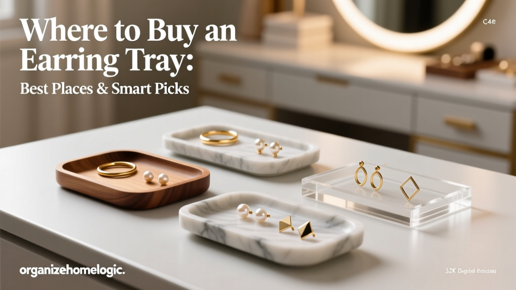 Where to Buy an Earring Tray: Best Places & Smart Picks