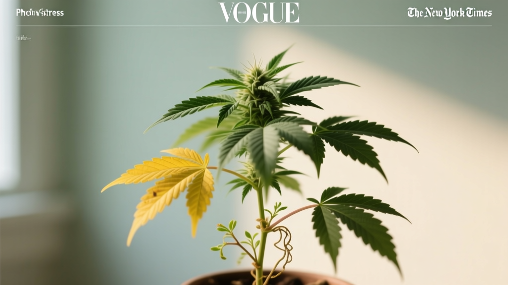 Indoor Cannabis Leaf Drop and Yield Impact