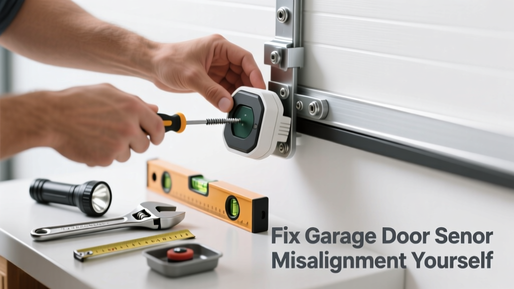 Fix Garage Door Sensor Misalignment Yourself
