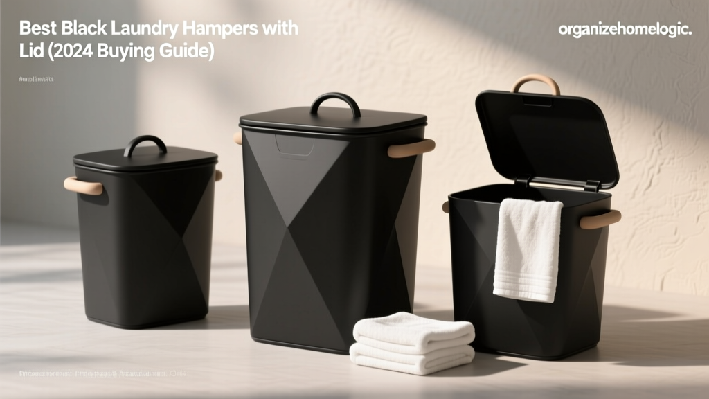 Best Black Laundry Hampers with Lid (2024 Buying Guide)