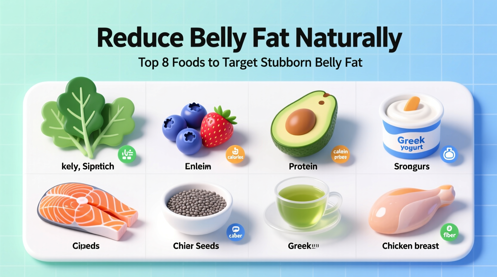 what foods to eat reduce belly fat