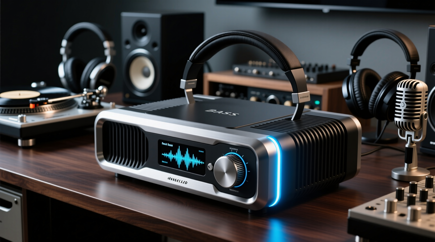make your own headphone bass amp