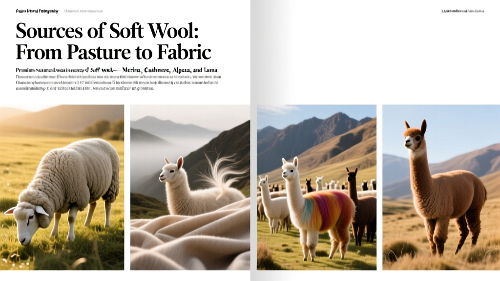 Sources of Soft Wool: From Pasture to Fabric