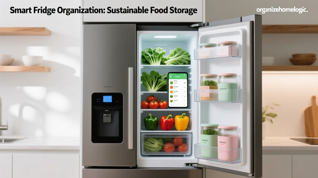 Smart Fridge Organization: Sustainable Food Storage