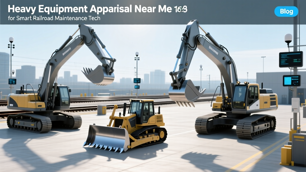 Heavy Equipment Appraisal Near Me for Smart Railroad Maintenance Tech