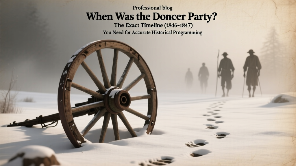 Donner Party Timeline (1846–1847) | Event Planning