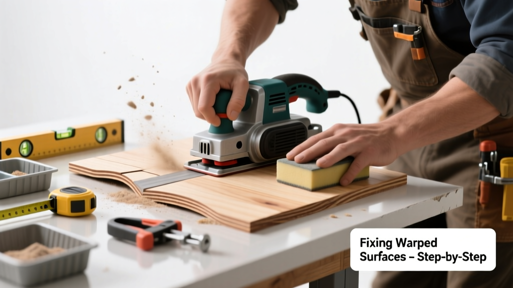 How to Fix a Warped Surface on Wood or Drywall