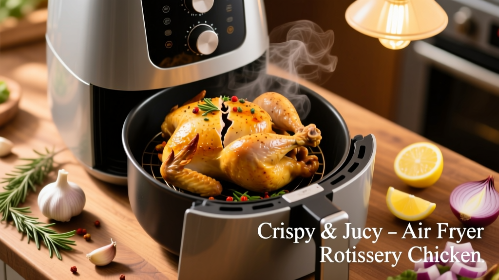 Crispy Juicy Air Fryer Rotisserie Chicken Recipes