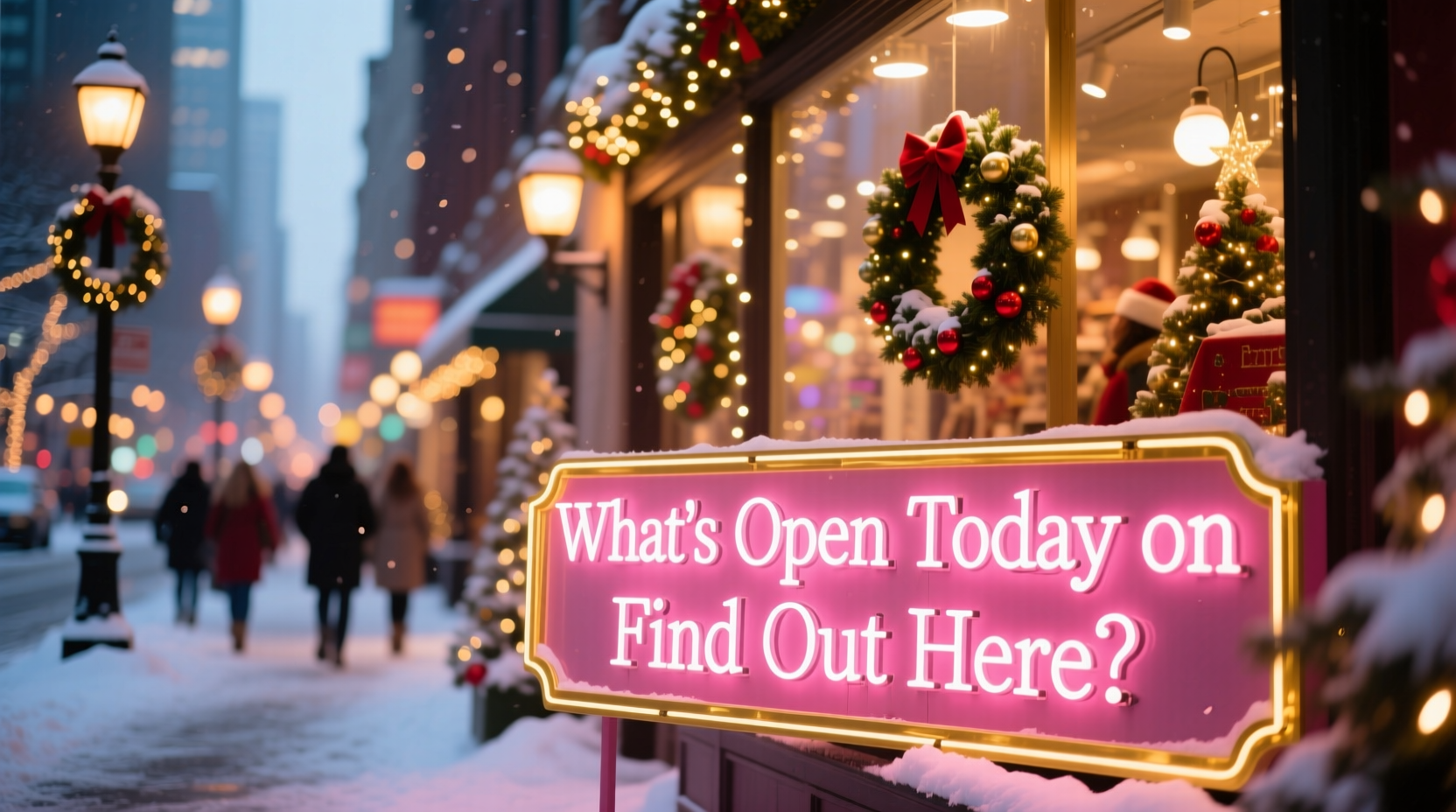 whats open today on christmas