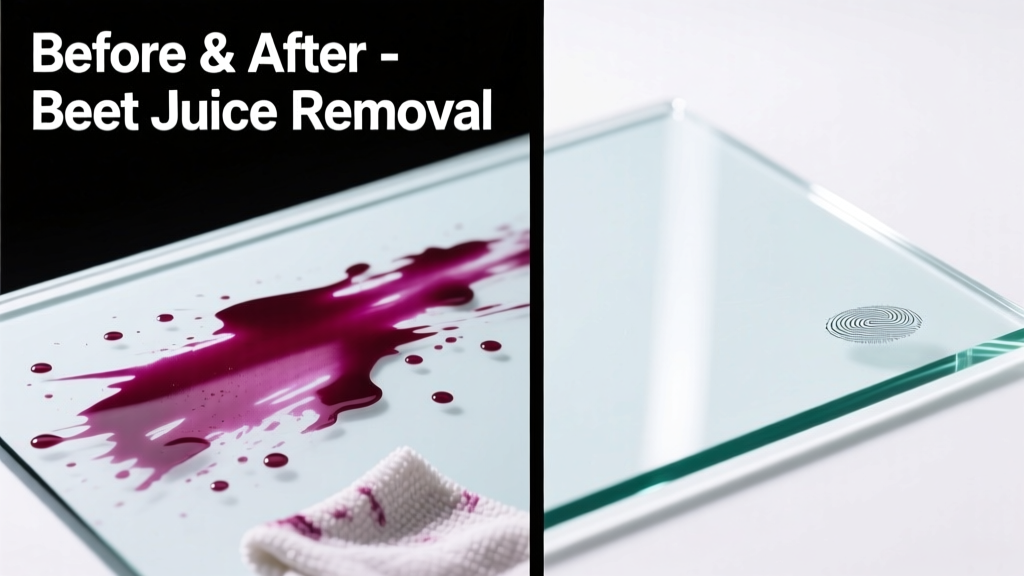 How to Remove Beet Juice from Glass Surfaces