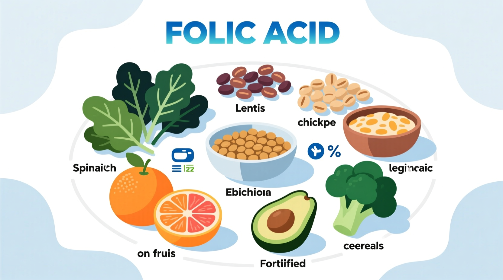 what foods are high in folic acid