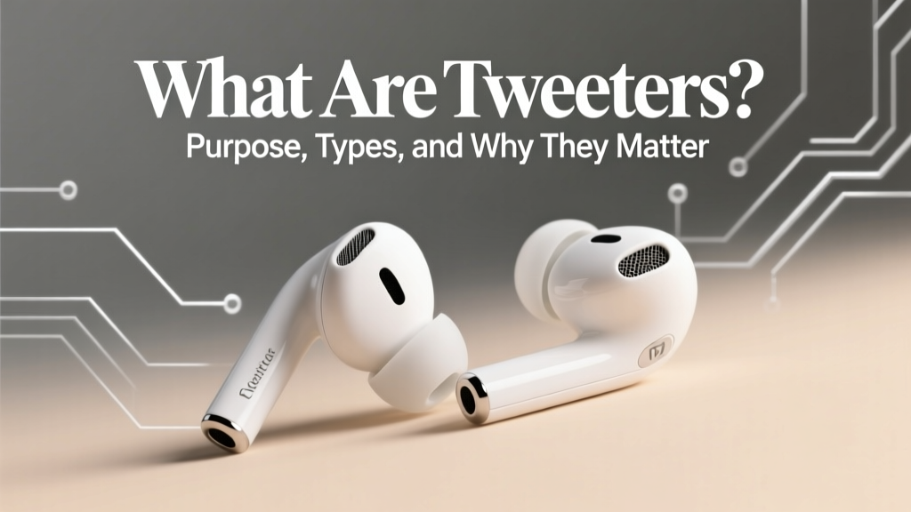 Tweeters Explained: Types, Purpose & Audio Impact