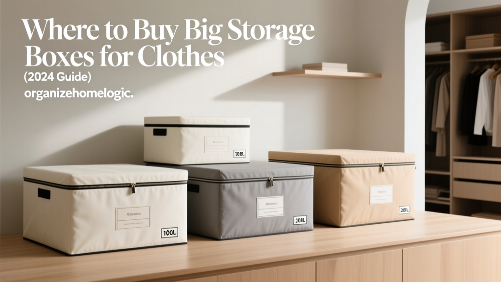 Where to Buy Big Storage Boxes for Clothes (2024 Guide)