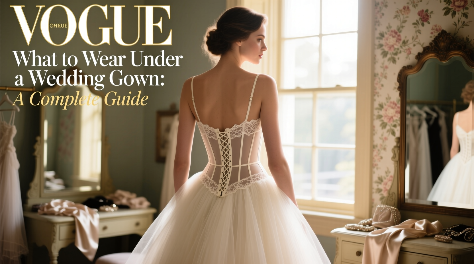 what to wear under wedding gown