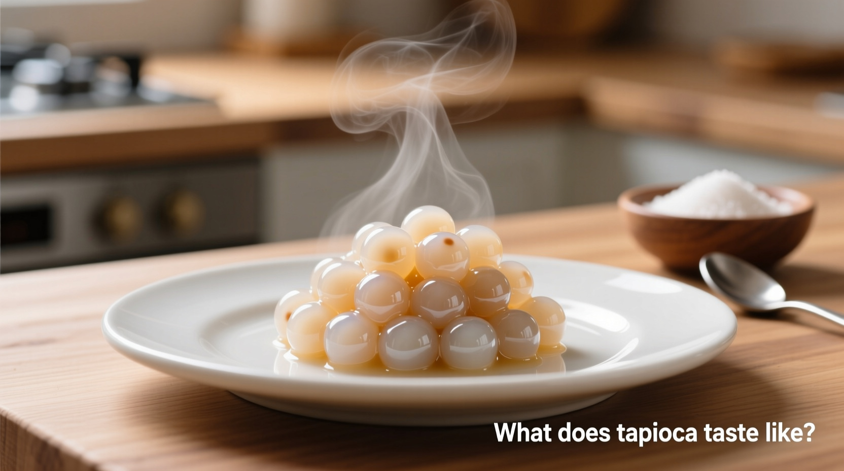 what does tapioca taste like