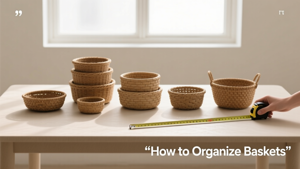 How To Organize Baskets: Practical, Scalable Systems for Every Room