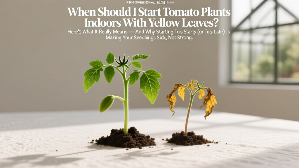 Tomato Plants Indoors: Yellow Leaves Meaning (2026)