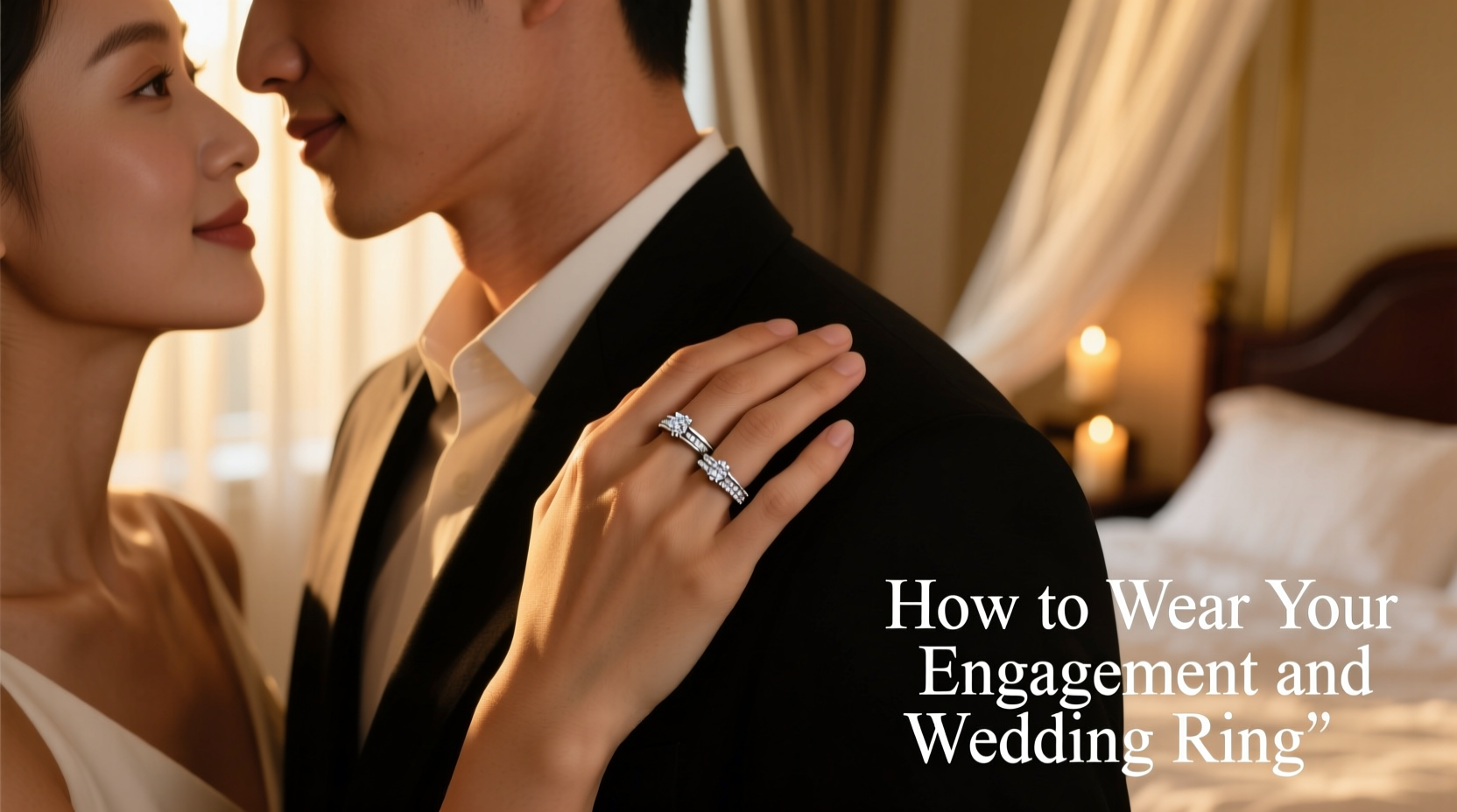 how do you wear your engagement and wedding ring