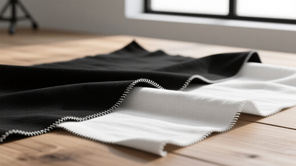 Black & White Cotton Material: A Designer’s Technical Guide