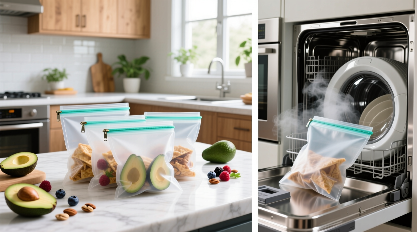 how to clean reusable snack bags