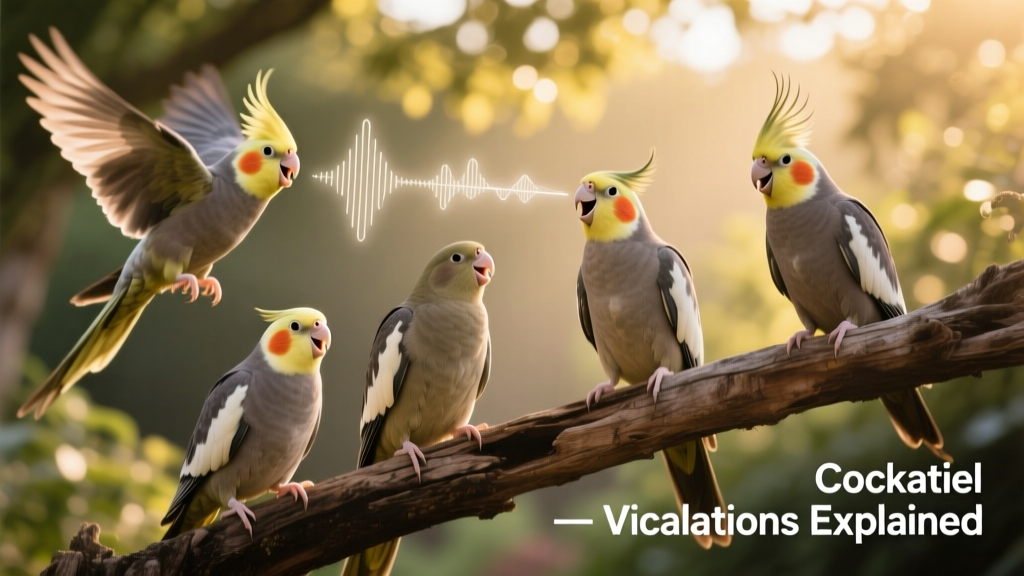 5 Cockatiel Sounds And Vocalizations Explained