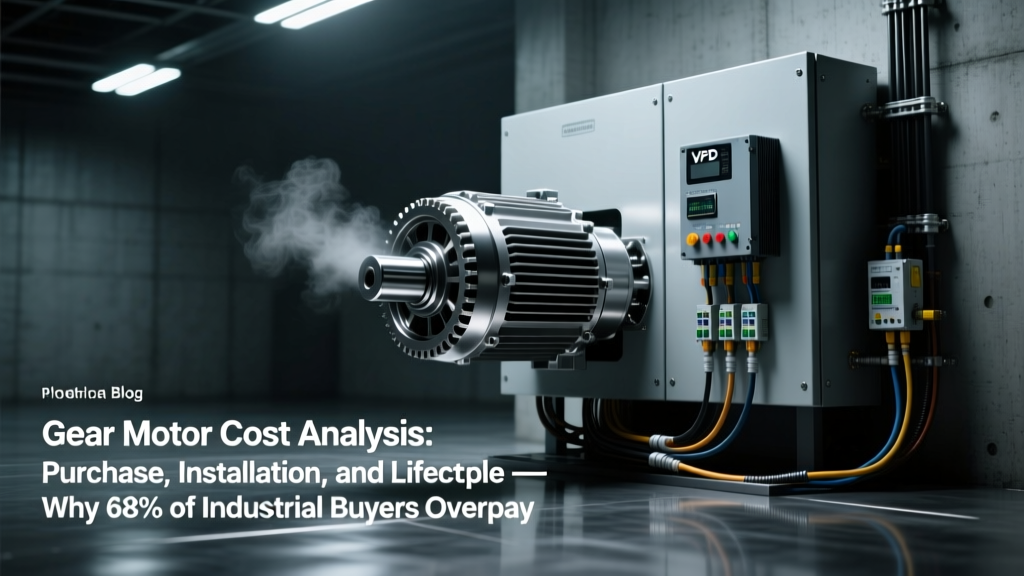 Gear Motor TCO: Why 68% Overpay on Installation & Power
