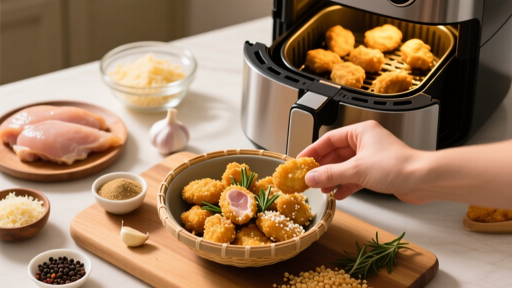 Crispy Air Fryer Chicken Nuggets (Juicy & Low-Oil)