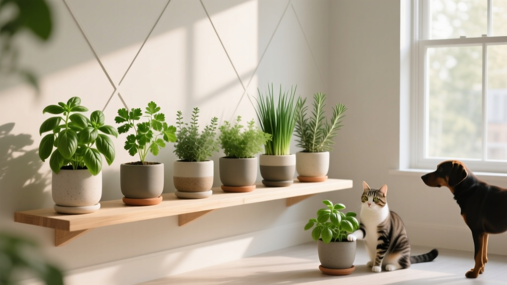 Pet-Friendly Indoor Herb Garden Timing Guide