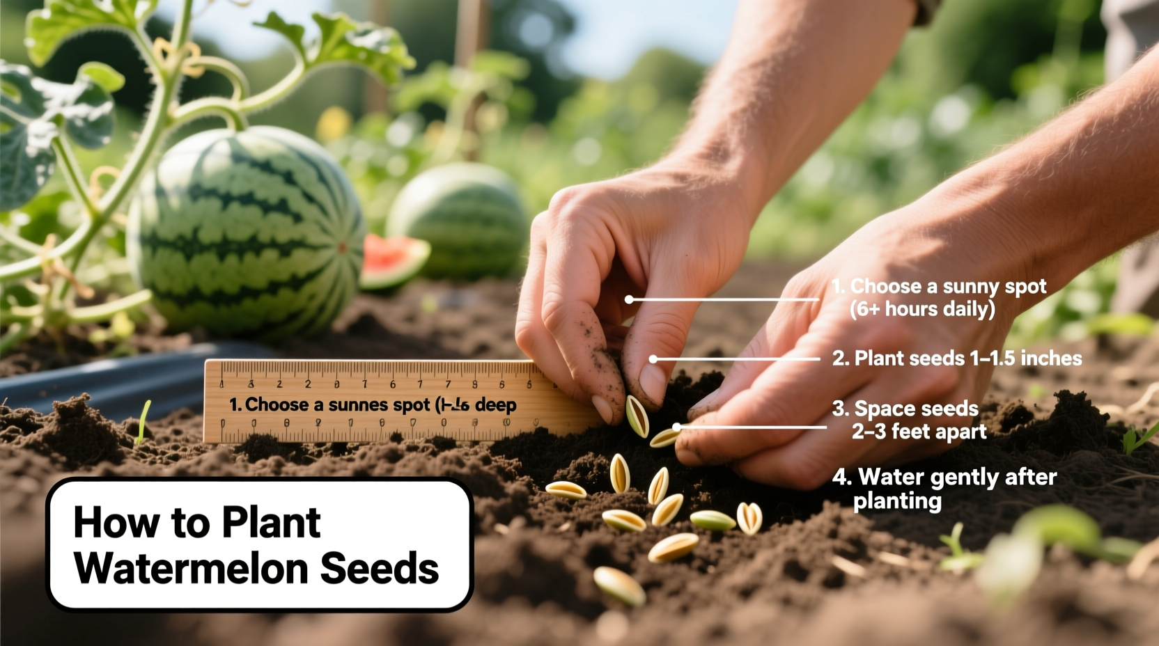 How to Plant Watermelon Seeds: Complete Growing Guide