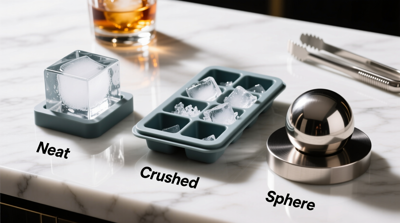 how to choose the right ice mold for whiskey neat crushed or sphere